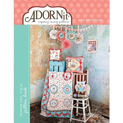 Adornit Nested Owl Coral Pattern Book