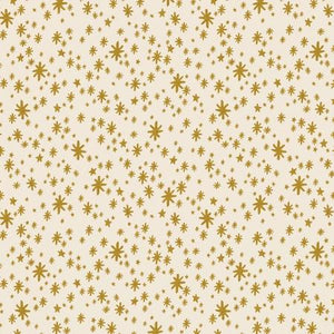 Cotton and Steel Rifle Paper Co. Holiday Classics Starry Night Cream Metallic RP607-CR3M