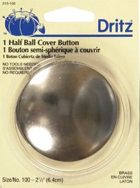 Cover Button Kit 1 1/2"   Sz 60