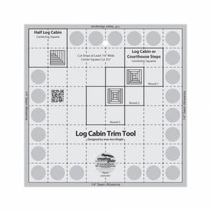 Creative Grids 8" Log Cabin Trim Tool Non Slip CGRJAW1
