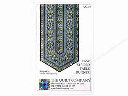 Easy Striped Table Runner  The Quilt Company TQC272