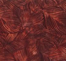 Hoffman Fabrics Bali Batiks Large Leaf Brick Q2138-37