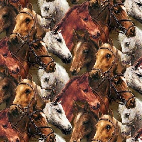 Fabri-Quilt Inc Packed Horses 112-90521