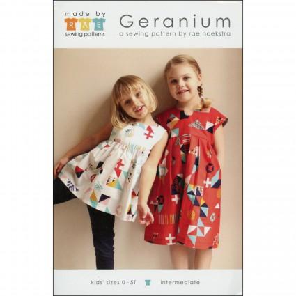 Geranium Dress Pattern Made By Rae Size 0-5T RHD2011