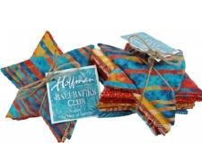 Hoffman Fabrics Bali Batik Club August The Heat of Summer  FQAUTO-593-August Fat Quarter Pack