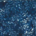 Hoffman Fabrics Bali Batiks Sprigs Blueberry Q2110-87