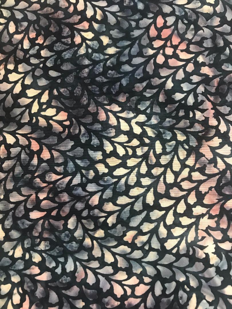 Hoffman Fabrics Bali Leaf Blender Blacklight P2940537 Friends and Co