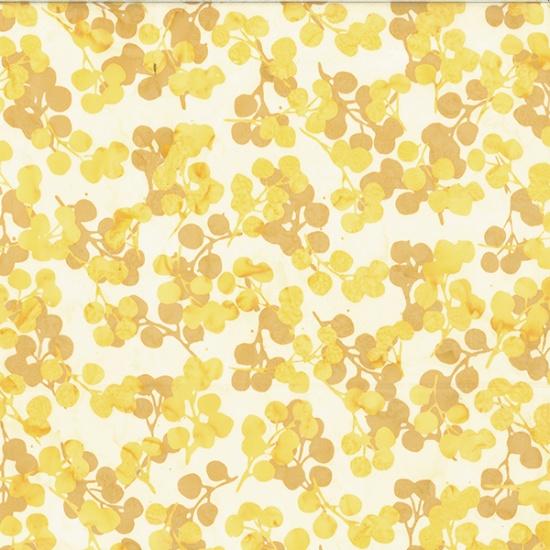 Hoffman Fabrics Bali Eucalyptus Yellow V2531-9