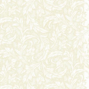 Hoffman Fabrics Holiday Wishes Damask Natural/Gold U7768-20G