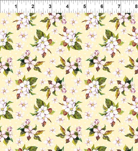 In the Beginnings Fabric Pretty in Pink Small Blossoms 4PIP-1
