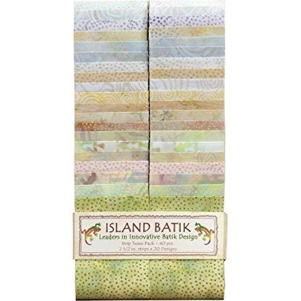 Island Batik  Feedsack Strip Tease Pack  STRIPS15 2.5