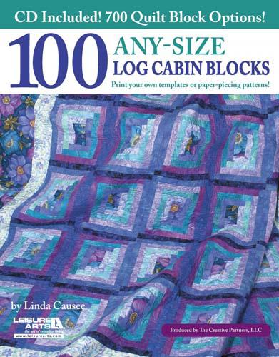 100 Any Size Log Cabin Blocks