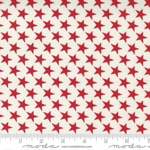 Moda Fabrics Belle Isle Red Stars 14922 11