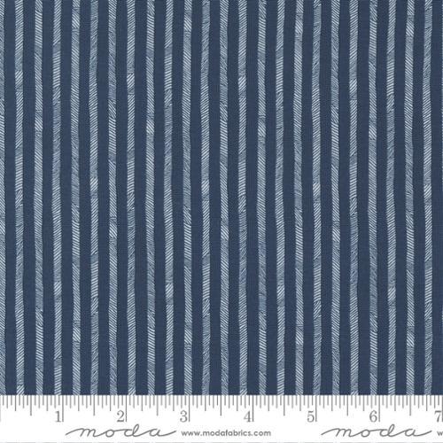 Moda Fabrics Stateside Stripes Navy 55617 23