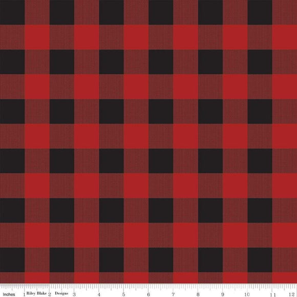 RB Gone Camping Plaid Red C8465-RED