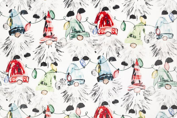 Shannon Fabrics Don't Gnome Me DCCONTGNOMEME SNOW