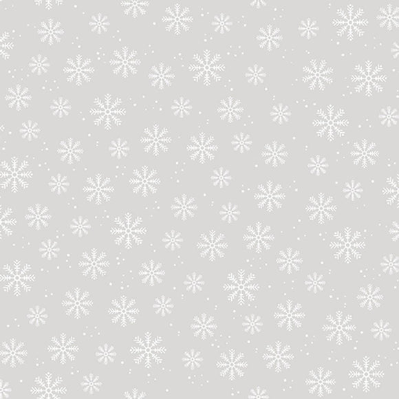 Studio E Merry Town Snowflakes Gray 6371 9