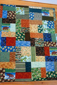 Wildlife Quilt 81" x 64" Finished