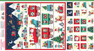 Andover Fabrics Makower UK Santa Express Advent Calender  TP-2387-1  #41C