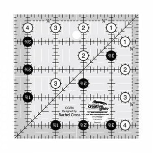 CG 4.5" x 4.5" Ruler CGR4