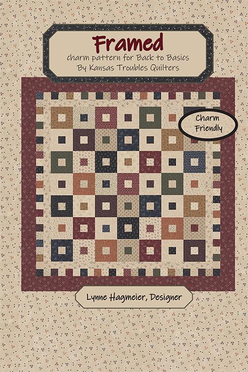 Framed Quilt Pattern Kansas Troubles Quilters KT 55149