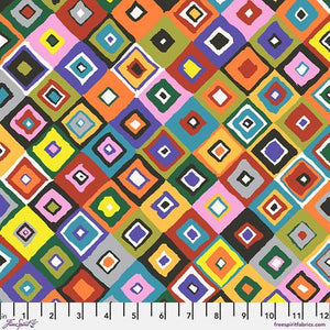 FreeSpirit Kaffe Fassett Square Dance Multi PWGP203.MULTI