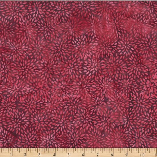 Hoffman Fabrics Bali Batik Seed Burst Pomegranate V2558-381