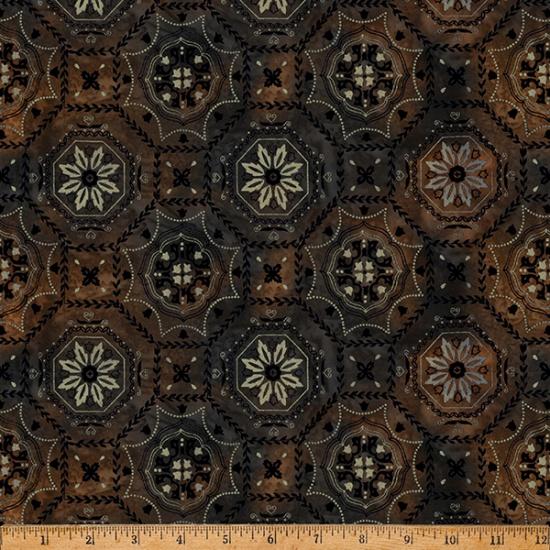 Hoffman Fabrics On the Range Antique Black V5316-A4