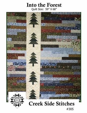 Into the Forest Quilt Pattern Creek Side Stitches CSS305