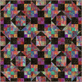 Jewel of the Night Quilt Kit 96.5" x 96.5"