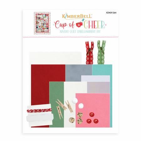 Kimberbell Cup of Cheer Advent Quilt Embellishment Kit KDKB1264