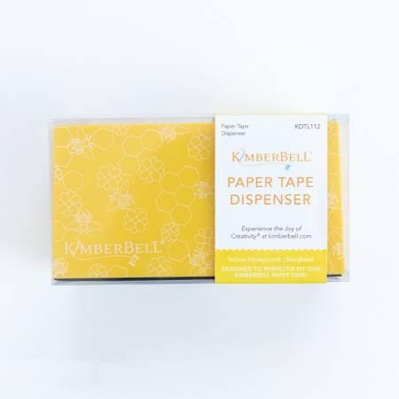 Kimberbell Paper Tape Dispenser Yellow Honeycomb KDTL112