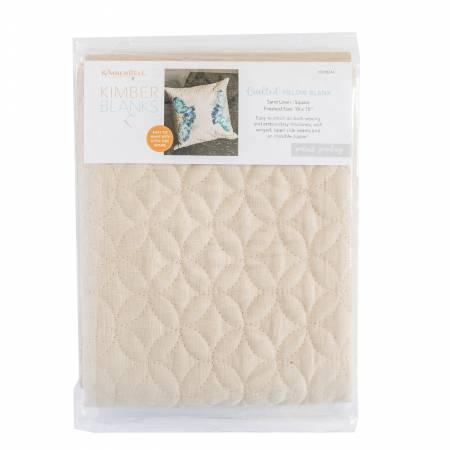 Kimberbell Quilted Pillow Cover Blank Sand 19