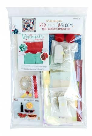 Kimberbell Red White & Bloom Ebellishment Kit KDKB1242