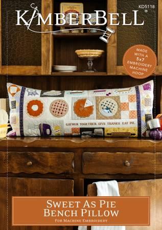Kimberbell Sweet as Pie Bench Pillow Embroidery CD KD5118