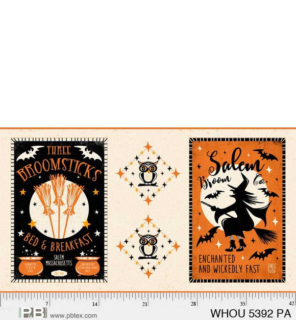P&B Textiles Witching Hour Panel Multi WHOU 05392 PA #183