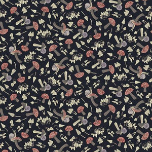 Studio E Hallowed Forest Charcoal Mushrooms 7717 90