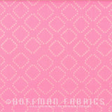 Hoffman Fabrics Bali Batiks Dotty Diamonds Bubblegum 111-404