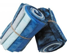 Hoffman Fabrics 1895 Watercolor Club January "Winter Chill"  1895FQAUTO-586-January 12 Fat Quarters