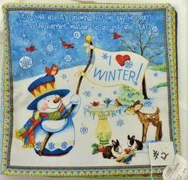 Wilmington Fabrics It's Snow Fun Book Panel Q1699 54758 417 #12B