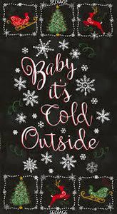 Timeless Treasures Baby It's Cold Outside HOLIDAY-C5781 #14C