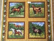 Fabri-Quilt Inc Horse Panel 112 90511 #2W