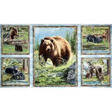 Wilmington Fabric Bear Meadow 94752 427 #5WL