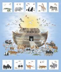 Northcott Fabrics Noah's Ark DP21499-42 #63K
