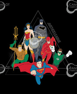 Camelot Cottons Justice League Activated Pyramid 23421209P #73K