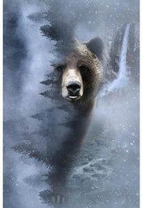 Hoffman Fabrics Storm Bear Call of the Wild R4594-147 #94WL