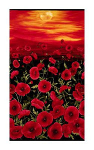 Timeless Treasures Sunset Poppies POPPIES-C5833 #98