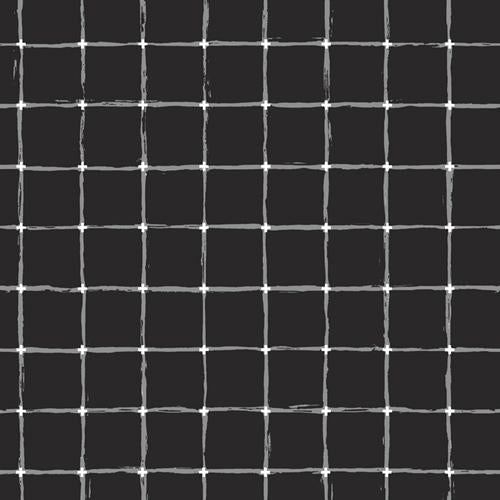 Art Gallery Fabrics Grid Negative Black Grid  GRI-40401