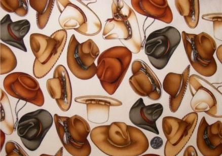 Alexander Henry Fabrics Cowboy Hats