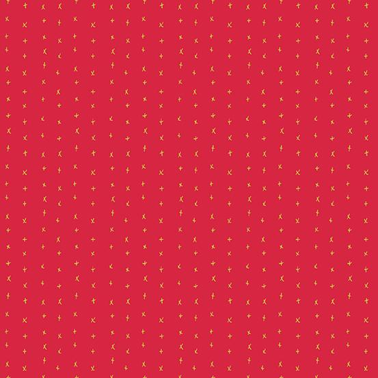 Andover Fabrics Century Prints Holiday Shimmer Strawberry  CS-9669M-STRAW